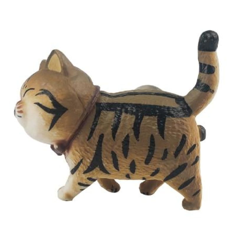 Cute Cat Magnet with Rotating Head – Metal & Resin Fridge Decor-Cat Magnet Decor-Tabby-8-Colydia