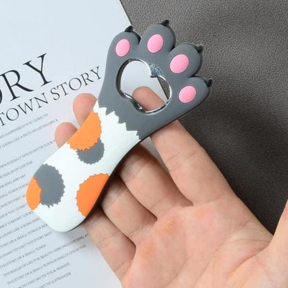 Cute Cat Paw Bottle Opener - Novelty Kitchen Gadget for Cat Lovers-Bottle Opener-Gray Spotted-5-Colydia