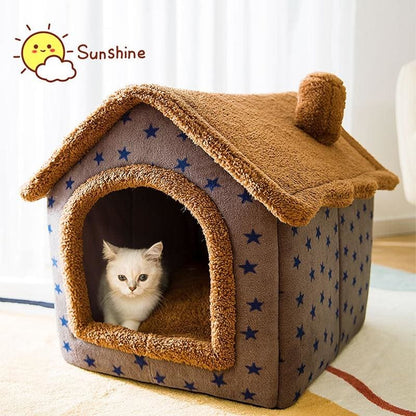 Heated Waterproof Outdoor Cat House with Foldable Design-Outdoor Cat House-3-Colydia