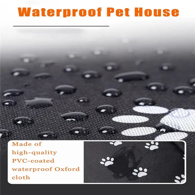 Weatherproof Outdoor Cat House with Heat Retention | S/M/L Sizes-Outdoor Cat House-6-Colydia