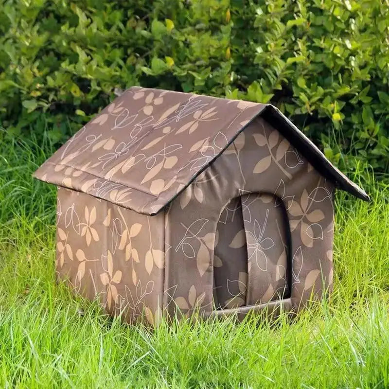 Weatherproof Outdoor Cat House with Heat Retention | S/M/L Sizes-Outdoor Cat House-3-Colydia