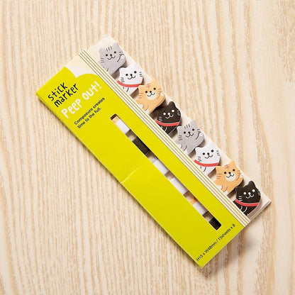 Cute Cat Paw Bookmark Stickers - Fun & Practical for All Ages-Bookmark Stickers-5-Colydia