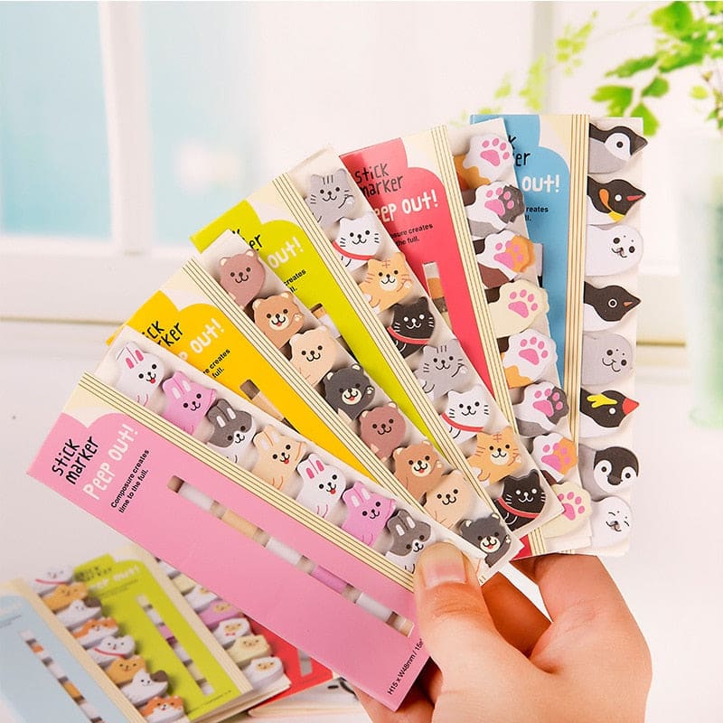 Cute Cat Paw Bookmark Stickers for Fun and Practical Marking-Product Type: Bookmarks-1-Colydia