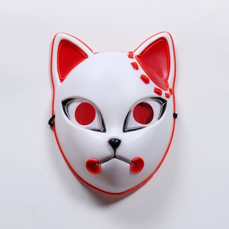 Mystical LED Cat Mask for Halloween - Unlock Your Feline Fantasy-LED Cat Head Mask-7-Colydia