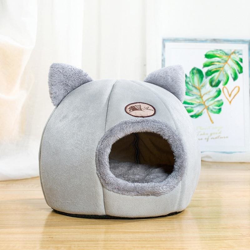 Cozy DEEPKAT™ Cat Niche - Cotton Igloo for Medium-Sized Cats-Cat Bed-L (36x36x36cm)-3-Colydia