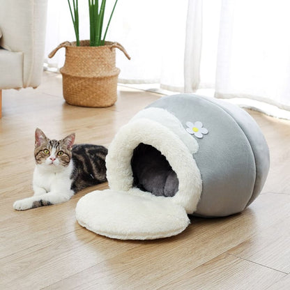 Cozy 3-in-1 Cat Bed in Honey Pot Design with Cushion Included-Cat Bed-3-Colydia