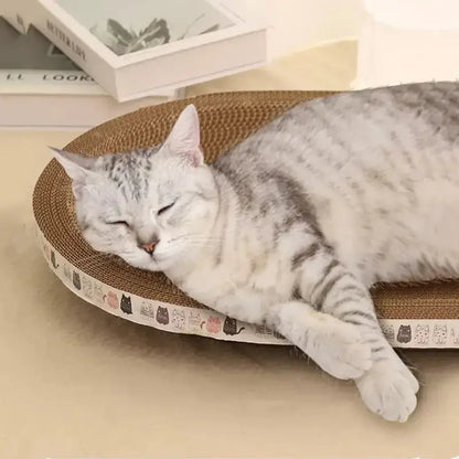 Multifunctional Cardboard Cat Basket & Scratching Post Combo-Cat Bed and Scratching Post Combo-3-Colydia