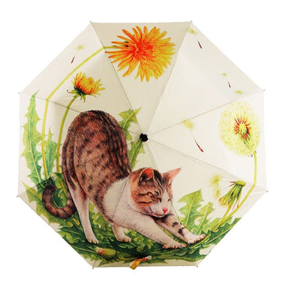 Compact Cat Umbrella with UV Protection | BRELLASKAT™ Portable Shade-Compact Cat Umbrella-1-Colydia