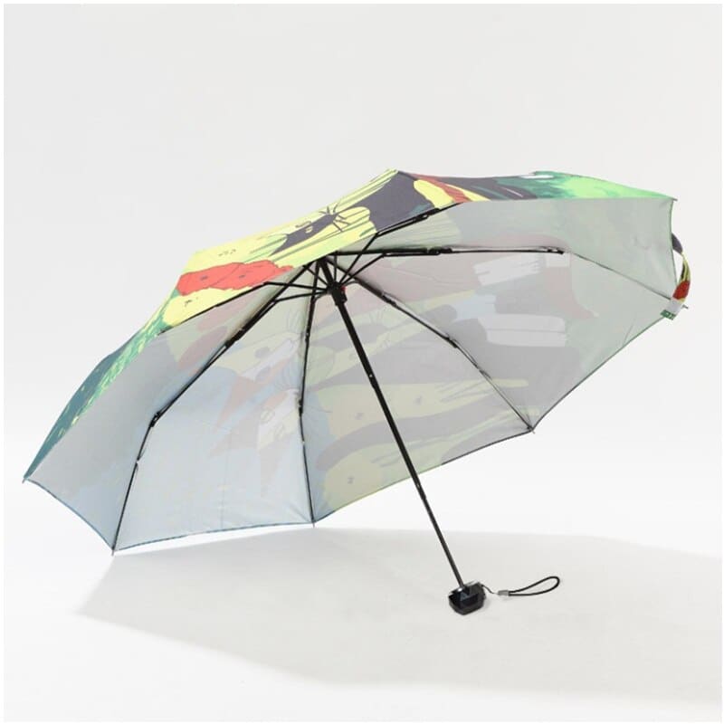 Cute Cat Design UV-Protective Folding Umbrella - Lightweight & Compact-Folding Umbrella-4-Colydia