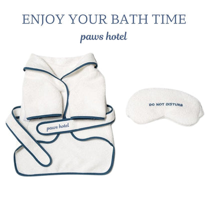 Luxury Pet Spa Kit: Cozy Robe, Playful Slippers & Glam Eye Mask-Luxury Pet Spa Kit-10-Colydia