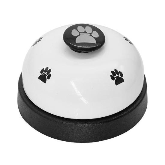 Pet Training Bell with Adorable Paw Design for Fun Trick Sessions-Pet Training Bell-White-4-Colydia