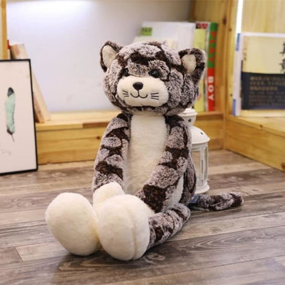 Adorable Lifelike Cat Plush Toy - Soft, Shiny Eyes, Perfect Gift-Plush Toy-50cm-Brown-9-Colydia