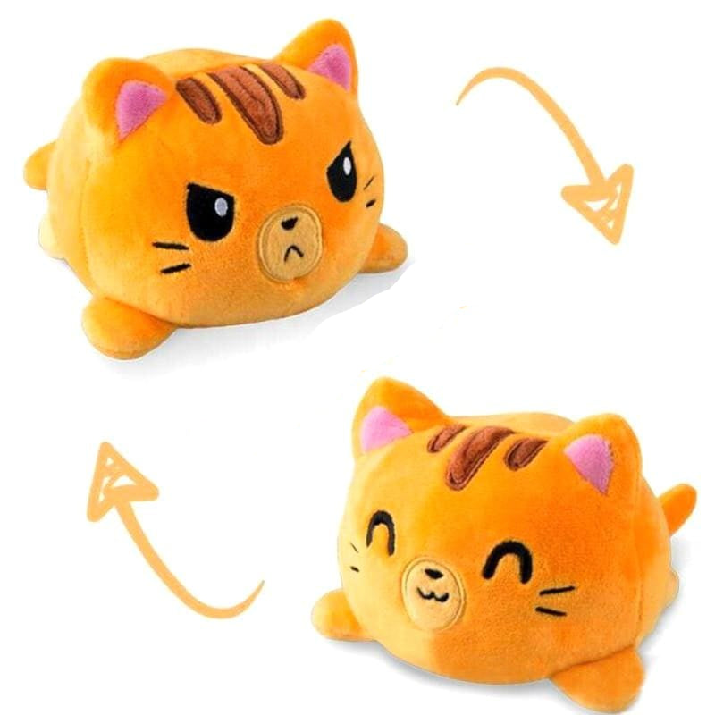 Adorable Kawaii Cat Plush Pillow - Soft, Comfortable, Cotton Filled-Kawaii Cat Plush Pillow-Ginger-5-Colydia