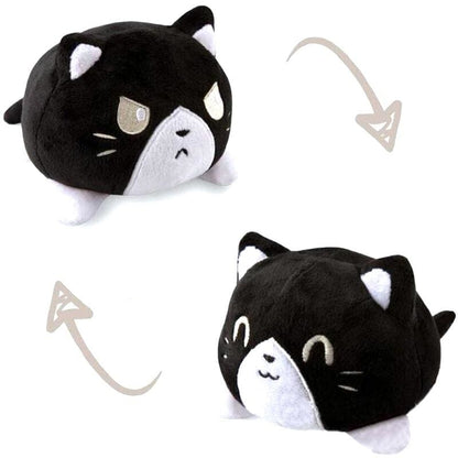 Adorable Kawaii Cat Plush Pillow - Soft, Comfortable, Cotton Filled-Kawaii Cat Plush Pillow-Black-7-Colydia