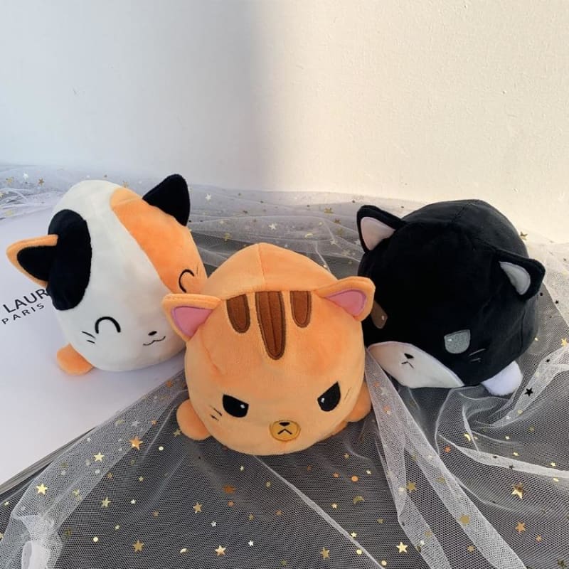 Adorable Kawaii Cat Plush Pillow - Soft, Comfortable, Cotton Filled-Kawaii Cat Plush Pillow-2-Colydia