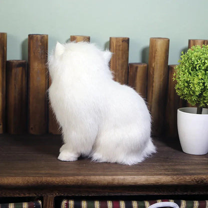 Realistic Handmade Persian Cat Plush Toy for Collectors & Decor-Plush Toy-5-Colydia