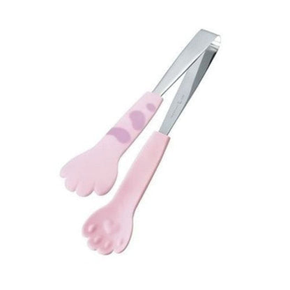 Adorable Cat Paw Food Tongs - Heat Resistant, Non-Slip Handle-Kitchen Tongs-Pink (Size S)-7-Colydia