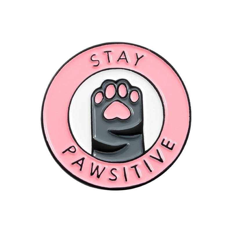 Adorable Cat Pins - Imitate Major Logos: Starbucks & NASA Styles-Cat-themed Enamel Pins-Pawsitive-6-Colydia