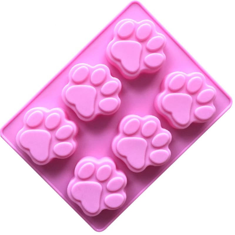 Cat Paw Silicone Mold Plaque - 6 Durable, Easy-Clean Molds-Silicone Baking Mold-7-Colydia