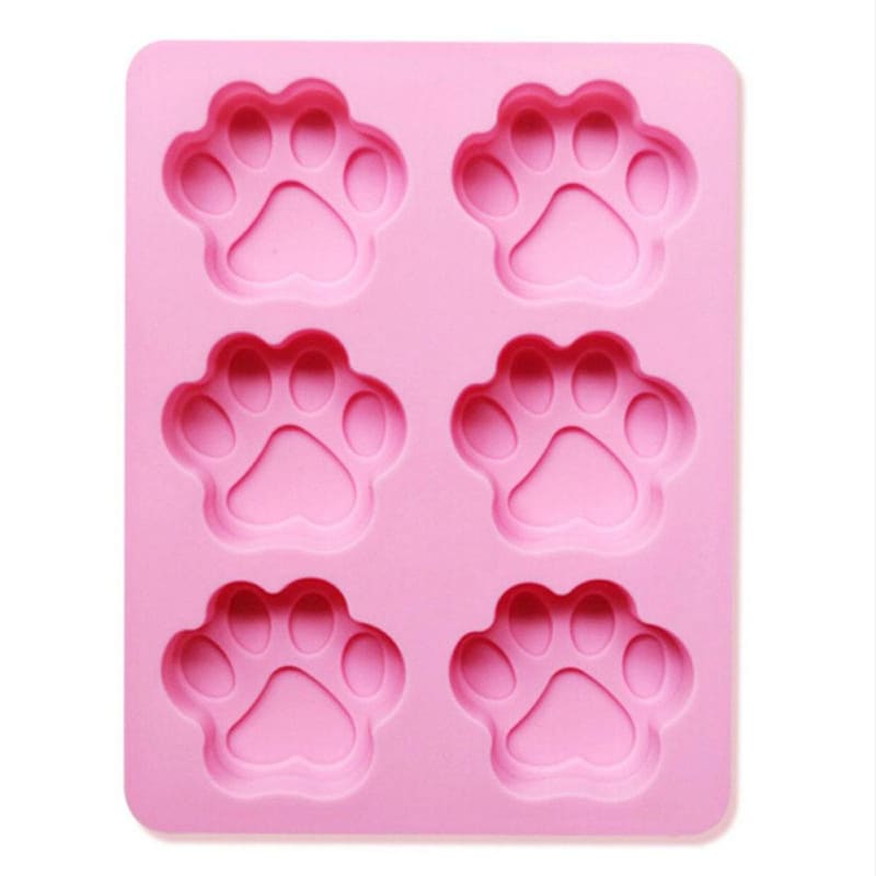 Cat Paw Silicone Mold Plaque - 6 Durable, Easy-Clean Molds-Silicone Baking Mold-5-Colydia