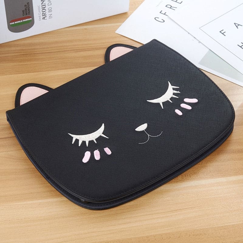 Cute Cat Tablet Case: Shockproof, Scratch-resistant, Universal 10.5''-Tablet Case-Black-iPad Pro 11 2020-12-Colydia