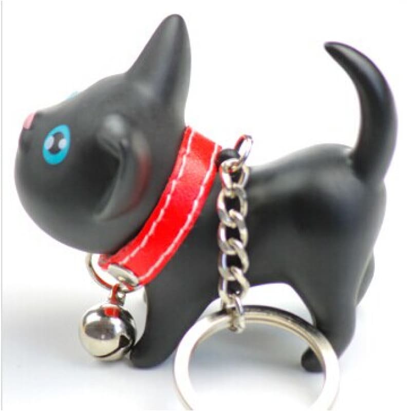 Kawaii Vinyl Cat Bell Keychain - Adorable Rotating Cat Head Charm-**Keychain**-7-Colydia