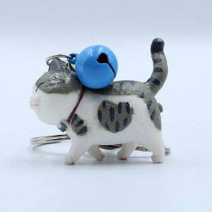 Realistic Kitten Keychain with Bell - Collectible Cat Bell Design-Keychain-Heart Cat-4-Colydia