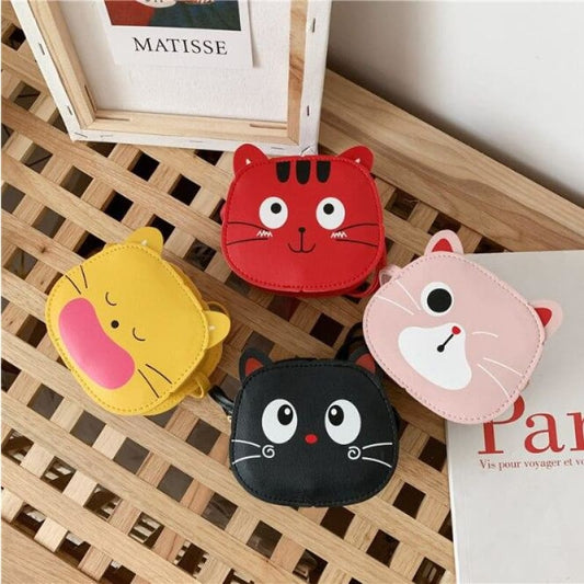 Cute Cat Coin Wallet for Girls – Fun, Portable & Stylish-Coin Wallet for Kids-1-Colydia