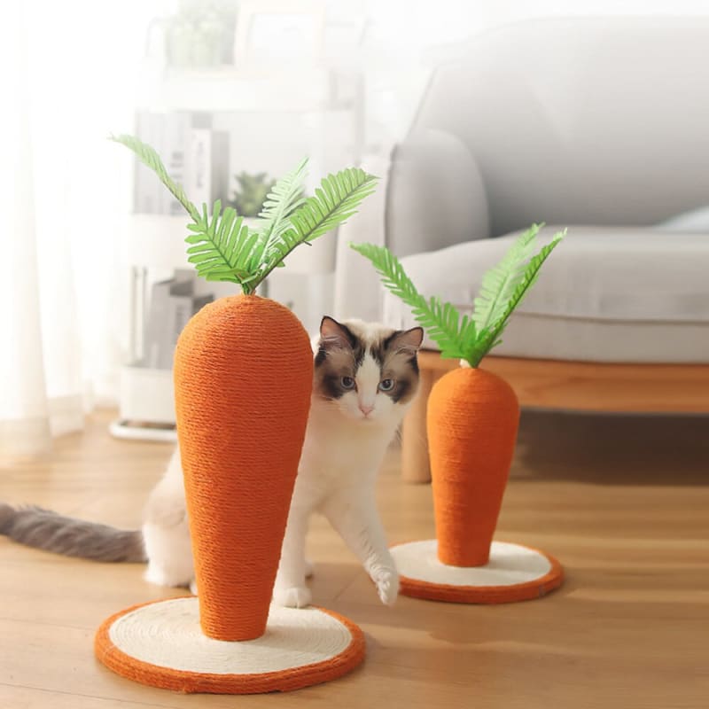 Durable Sisal Carrot Scratching Post for Cats - Fun & Stylish Design-Cat Scratching Post-13-Colydia