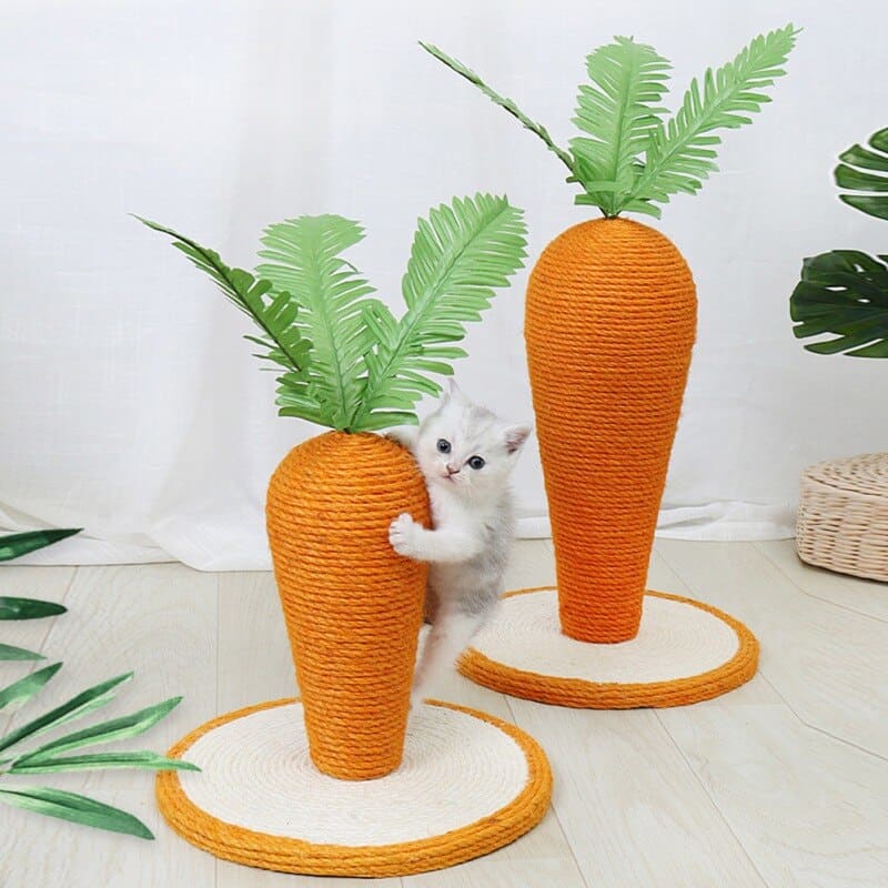 Durable Sisal Carrot Scratching Post for Cats - Fun & Stylish Design-Cat Scratching Post-10-Colydia