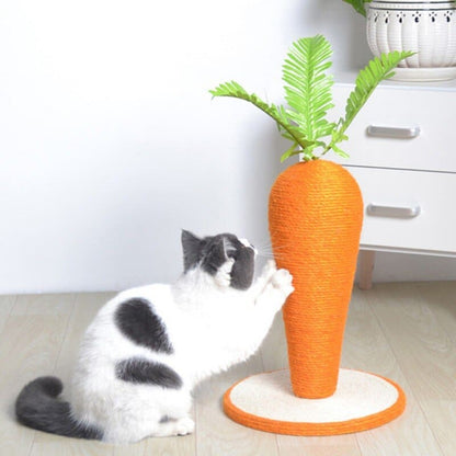 Durable Sisal Carrot Scratching Post for Cats - Fun & Stylish Design-Cat Scratching Post-7-Colydia