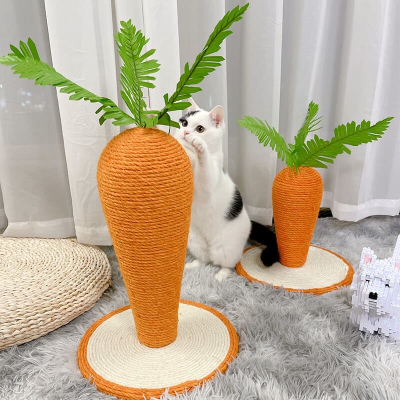 Durable Sisal Carrot Scratching Post for Cats - Fun & Stylish Design-Cat Scratching Post-6-Colydia