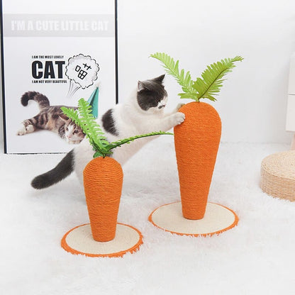 Durable Sisal Carrot Scratching Post for Cats - Fun & Stylish Design-Cat Scratching Post-12-Colydia