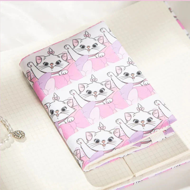 Stylish Padded Cat Health Record Cover with Cute Patterns-Padded Cat Health Record Keeper-Pink-A5 (22x15cm)-2-Colydia