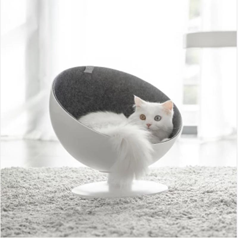 Modern Spherical Pet Chair with Removable Lining and Stability-Pet Lounge Chair-6-Colydia