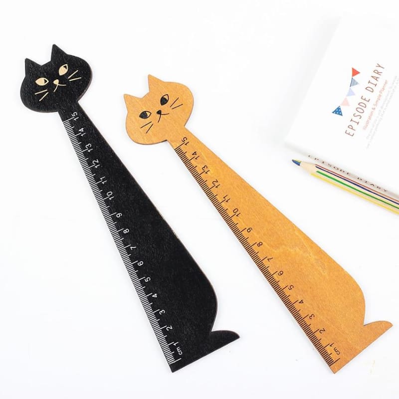 15cm Cat Head Ruler for Kids | Durable, Cute & Flexible Design-Cat Head Ruler-6-Colydia