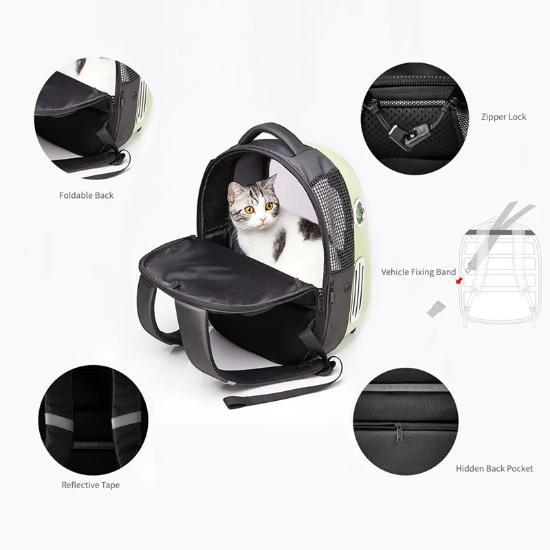 Cat Carrier Backpack with USB Fan and Night Light for Travel-Pet Carrier Backpack-9-Colydia