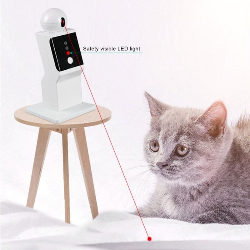 360° Rotating Laser Robot Toy with USB Charger for Cats Fun-Laser Toy for Cats-5-Colydia