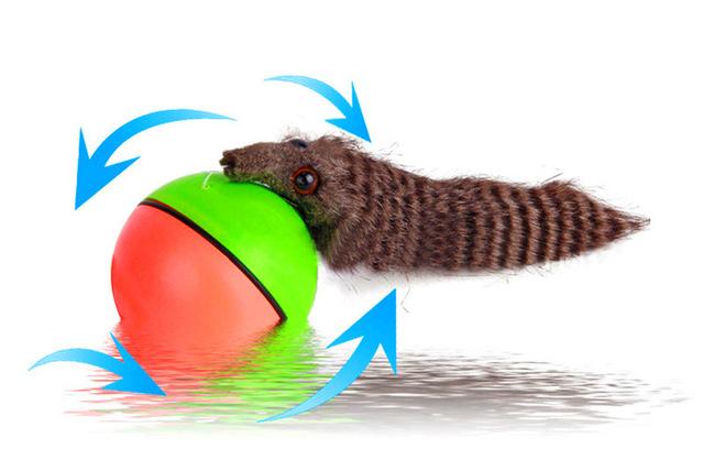 Interactive Cat Toy: Rolling Weasel with Water-Resistant Fun-Interactive Cat Toy-2-Colydia