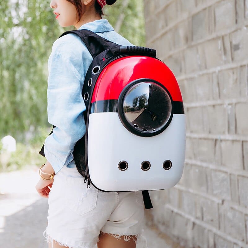 Bubble Porthole Cat Backpack with Air Vents – Space Travel Design-Pet Carrier Backpack-3-Colydia