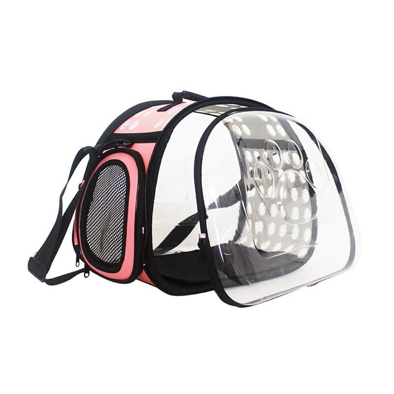 Transparent 360° Cat Carrier with Ventilation and Scratch Resistance-Cat Carrier-9-Colydia