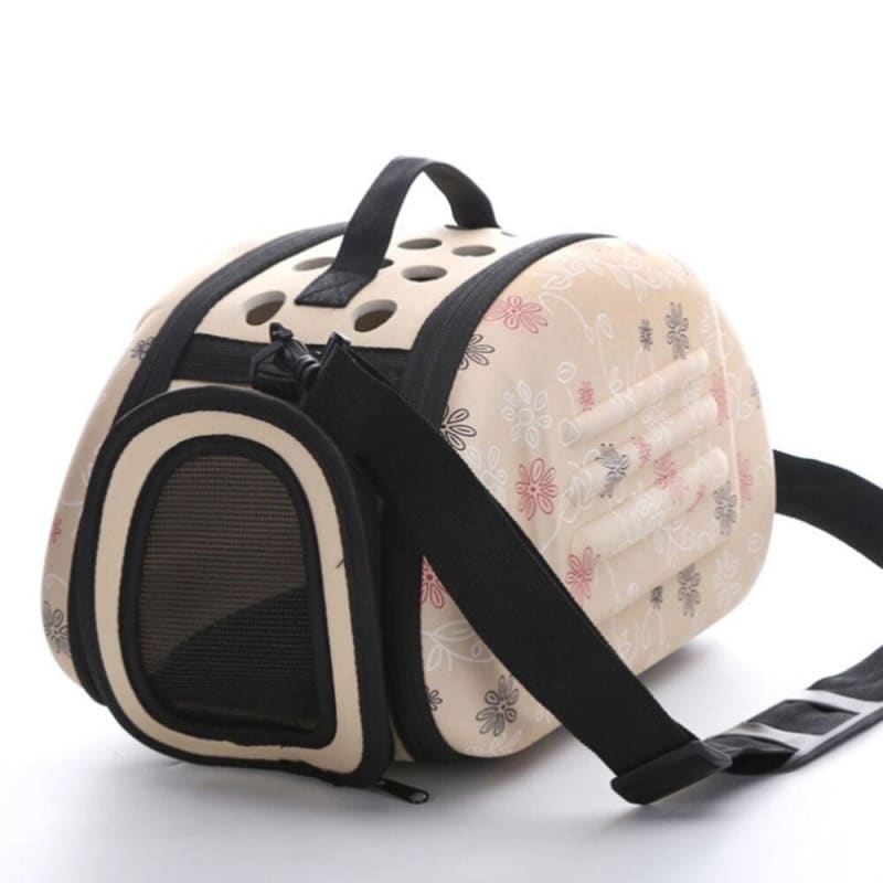 Foldable Waterproof Kitten Transport Bag with Ventilation Window-Pet Travel Bag-Beige / S (36x23x20cm)-12-Colydia