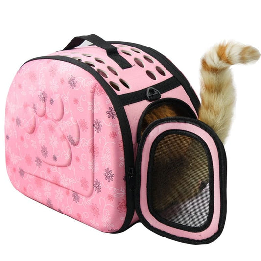 Foldable Waterproof Kitten Transport Bag with Ventilation Window-Pet Travel Bag-1-Colydia