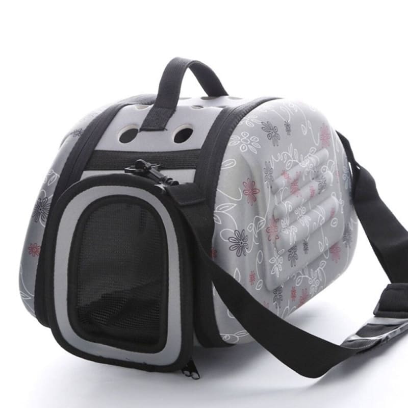 Foldable Waterproof Kitten Transport Bag with Ventilation Window-Pet Travel Bag-Gray / S (36x23x20cm)-10-Colydia