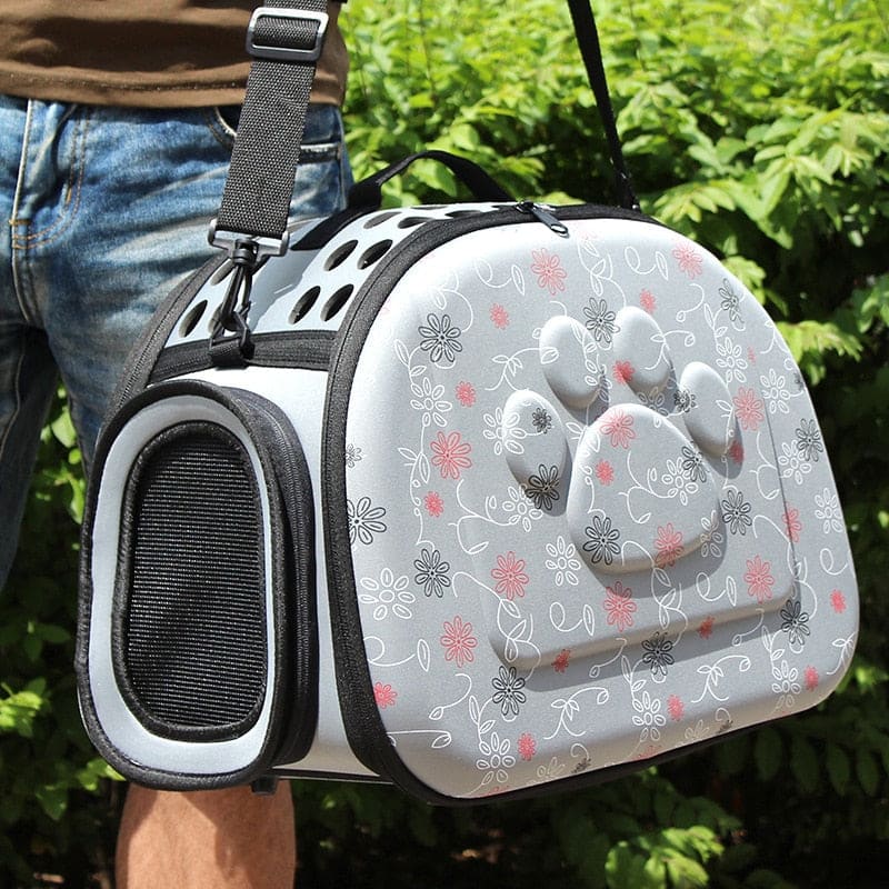 Foldable Waterproof Kitten Transport Bag with Ventilation Window-Pet Travel Bag-3-Colydia