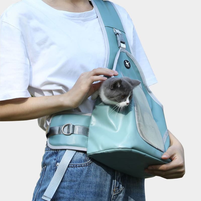 Comfortable Cat Front Carrier with Shoulder Strap for Easy Travel-Cat Carrier-2-Colydia