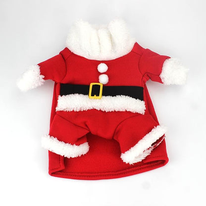 Pet Santa Costume Set: Festive Hat & Shirt for Christmas Fun-Pet Costume-4-Colydia