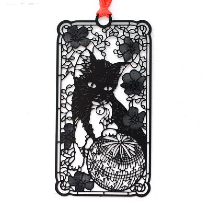 Chic Stainless Steel Cat Bookmark - 9 Cute Designs, Perfect Gift-Cat Bookmark-Cat and fortune-telling-8-Colydia