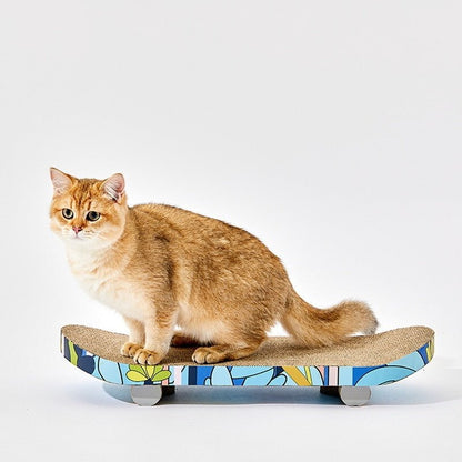 Skateboard Cat Scratcher for Fun & Stylish Feline Entertainment-Cat Scratcher-1-Colydia