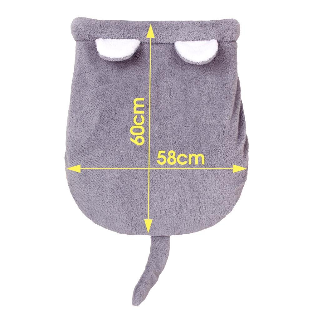 Plush Cat Hideout Sack - Cozy, Soft & Warm Sleep Nest for Cats-Cat Bed-10-Colydia